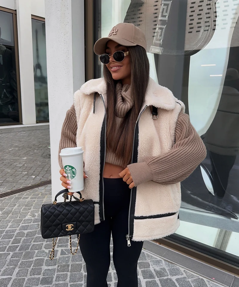 Rollkragen Pullover Yeni Camel