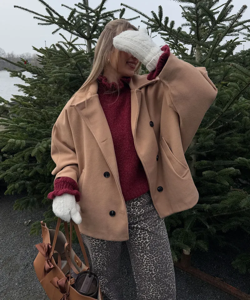 Oversize Jacke Joana Camel