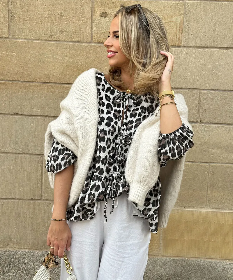 Musselin Bluse Elora Leo