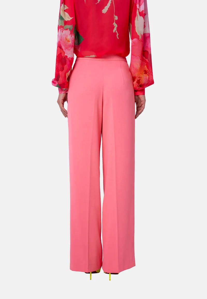 Weite Stoffhose in Coral – Sommerhose für Damen| Jardin by Birds of Love