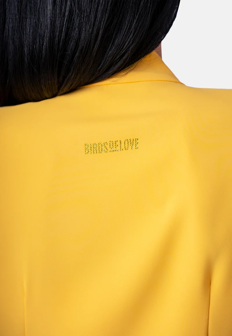 Kurzblazer in Gelb | Jardin by Birds of Love
