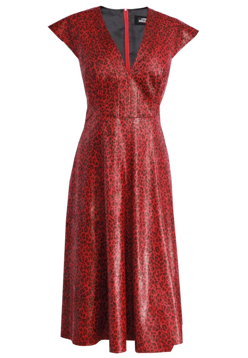 Veganleder Freizeitkleid.