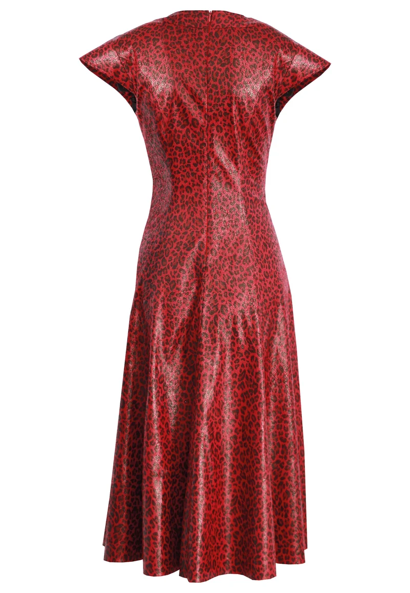 Veganleder Freizeitkleid.