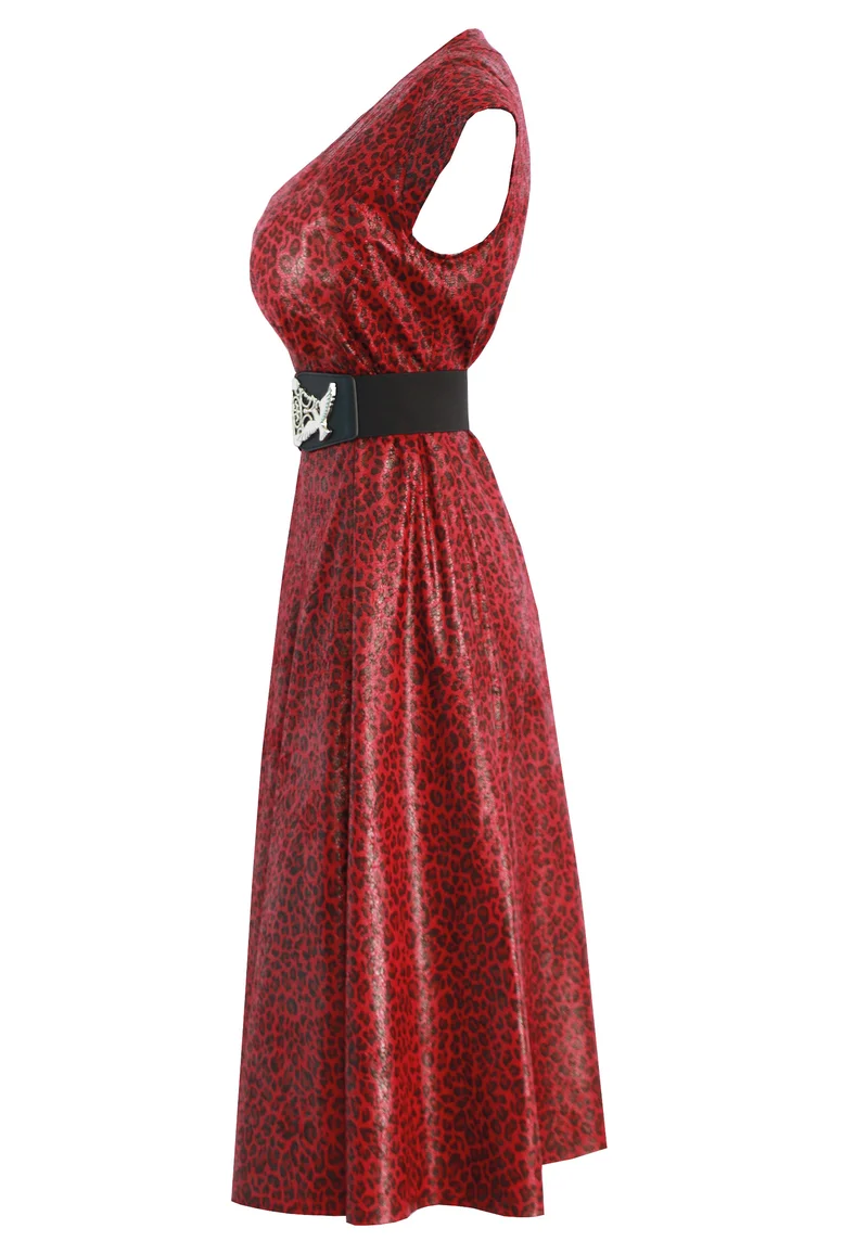 Veganleder Freizeitkleid.