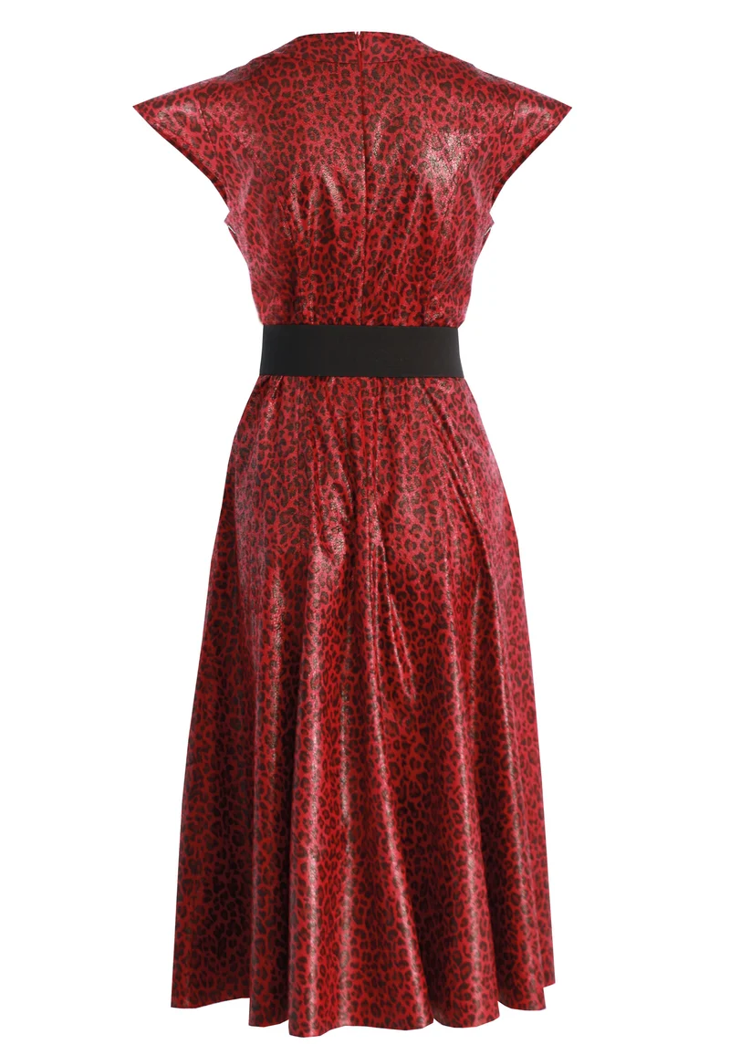 Veganleder Freizeitkleid.