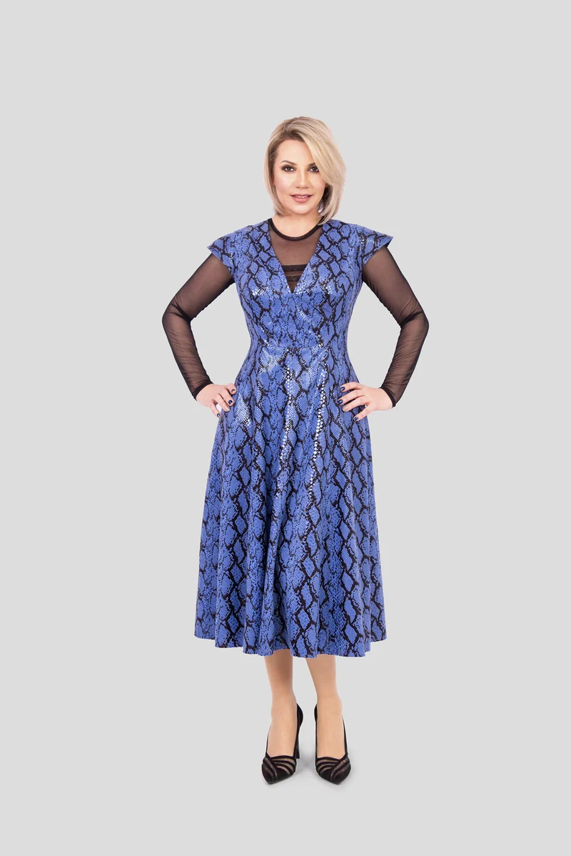 Veganleder Freizeitkleid.