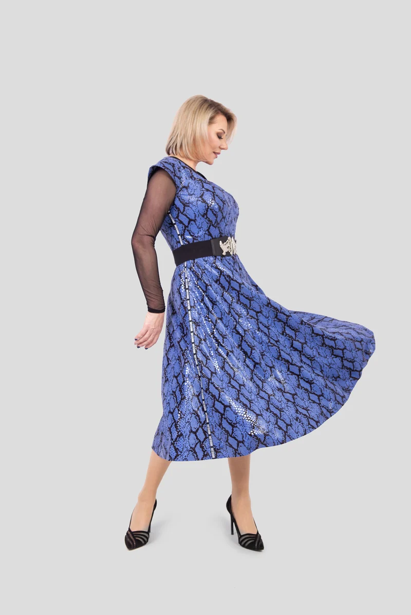 Veganleder Freizeitkleid.