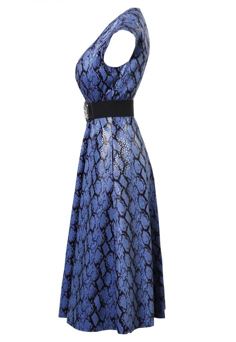 Veganleder Freizeitkleid.