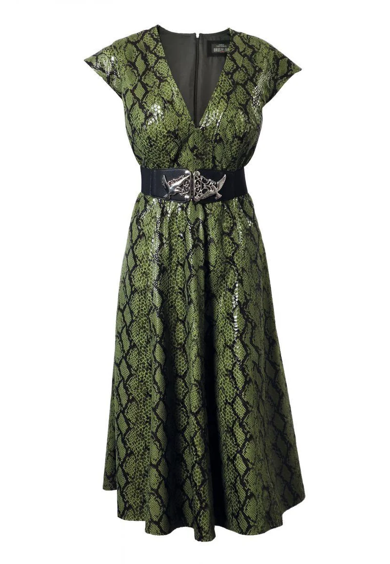 Veganleder Freizeitkleid.