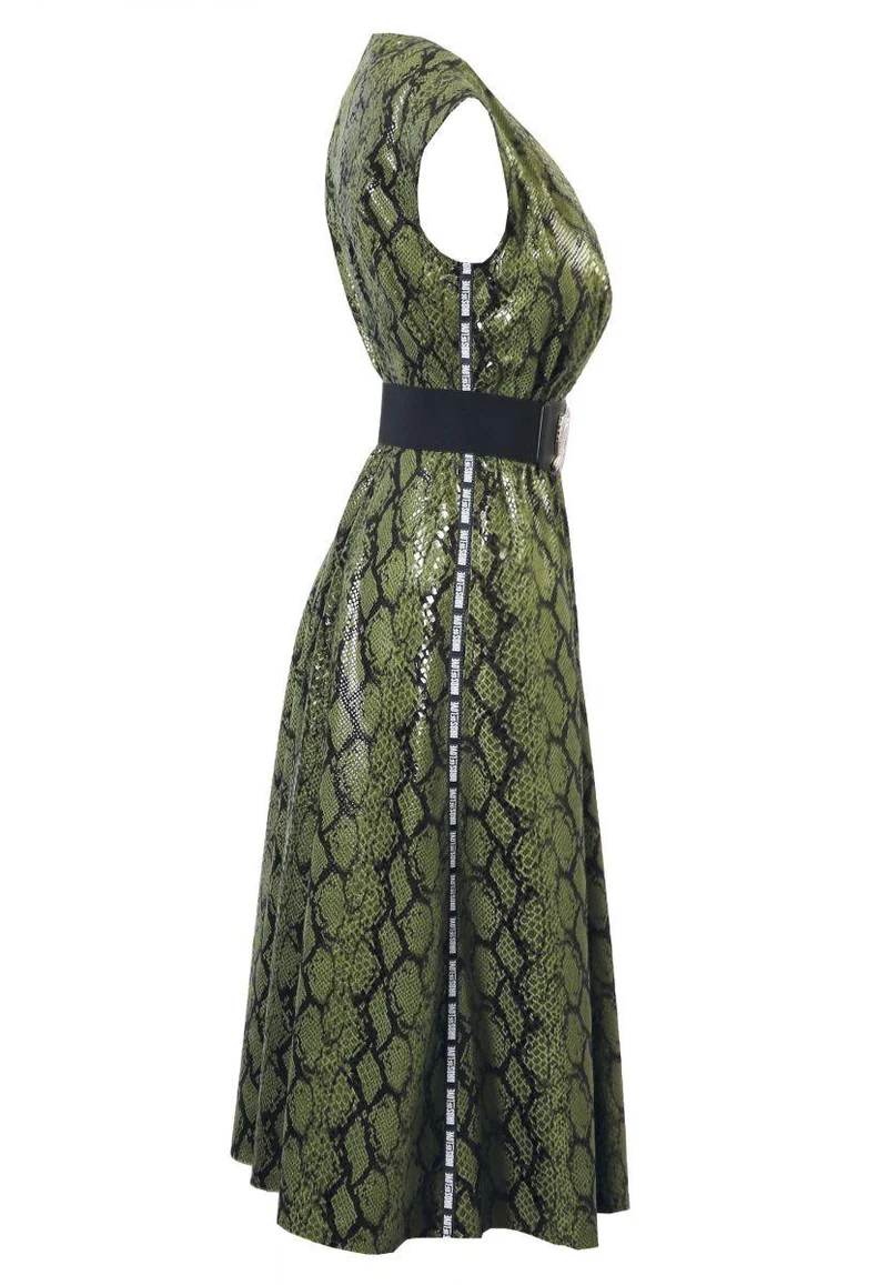 Veganleder Freizeitkleid.