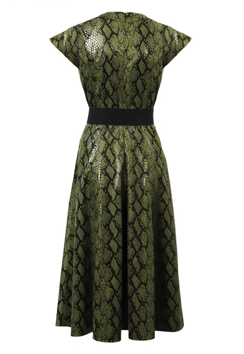 Veganleder Freizeitkleid.