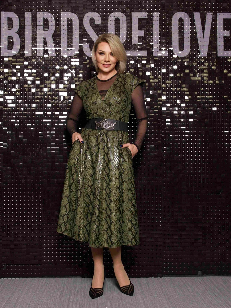 Veganleder Freizeitkleid.