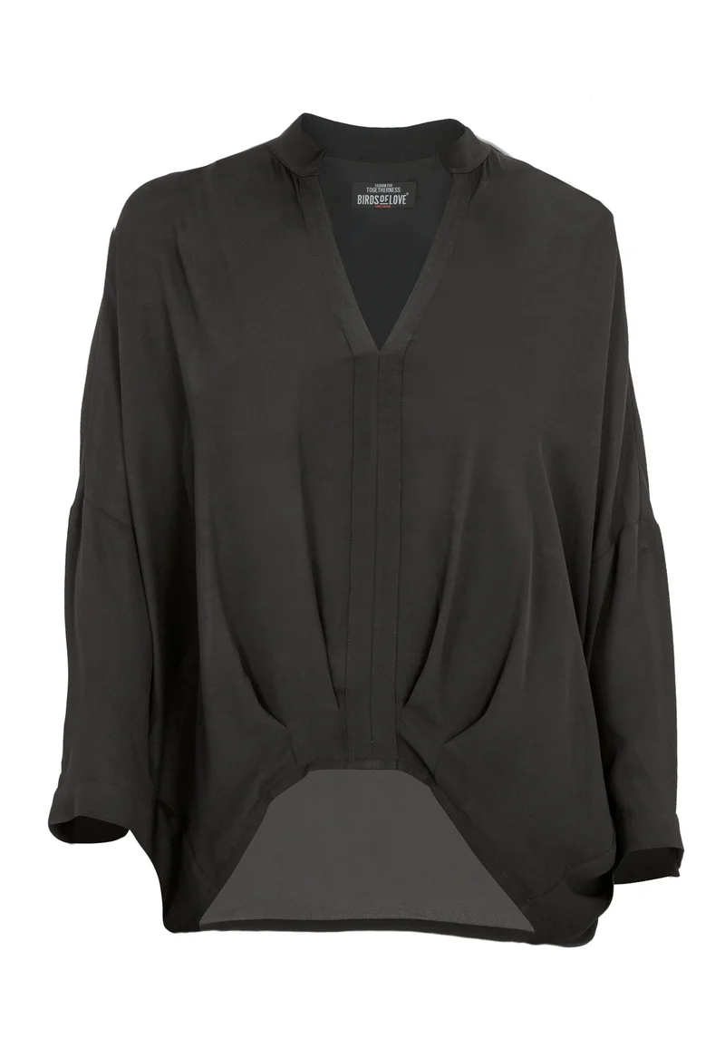 Damen Classic Bluse mit langen Ärmeln "Lovely Birds"