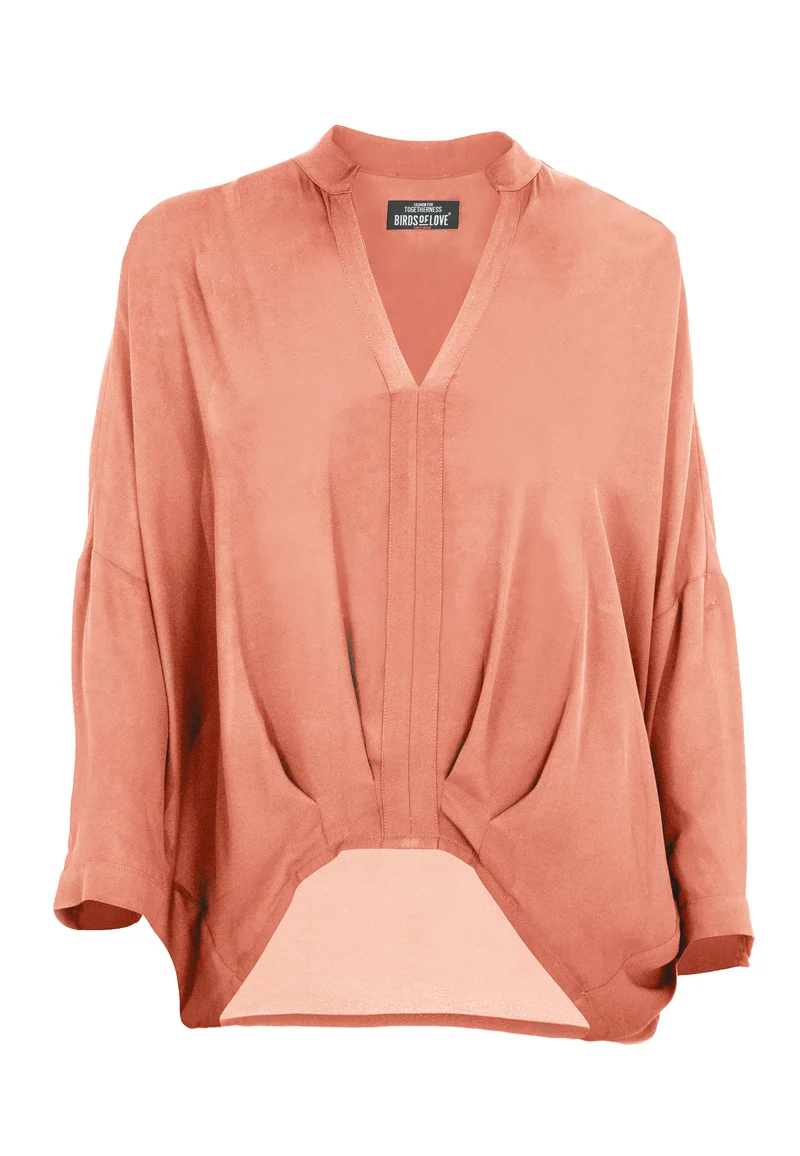 Damen Classic Bluse mit langen Ärmeln "Lovely Birds"
