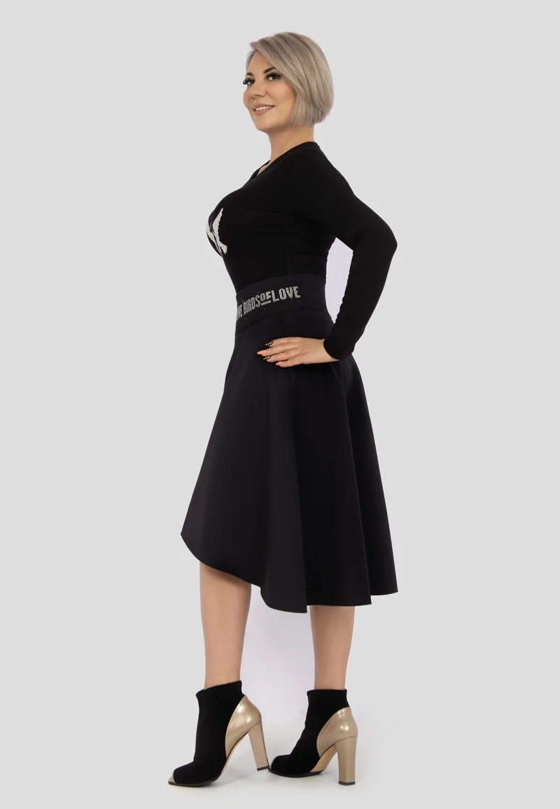 Asymmetrischer Damen Rock