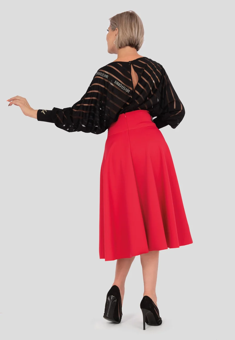Asymmetrischer Damen Rock