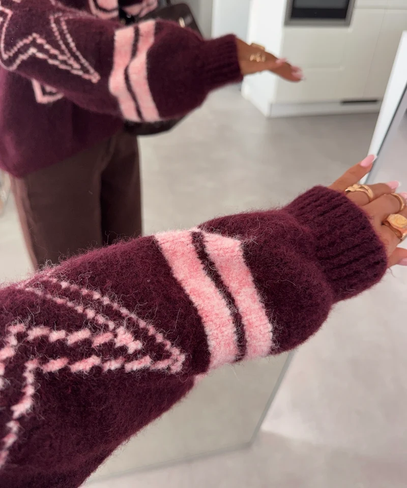 College Pullover Weya Weinrot