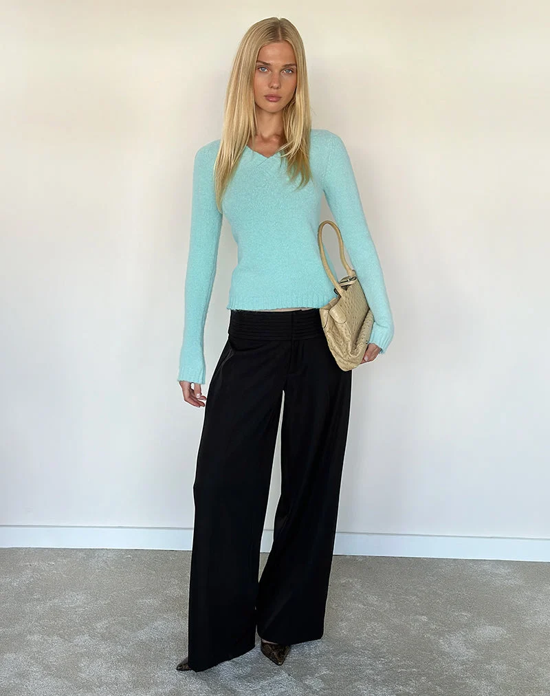 Hose „Sadasi“ in Tailoring Black