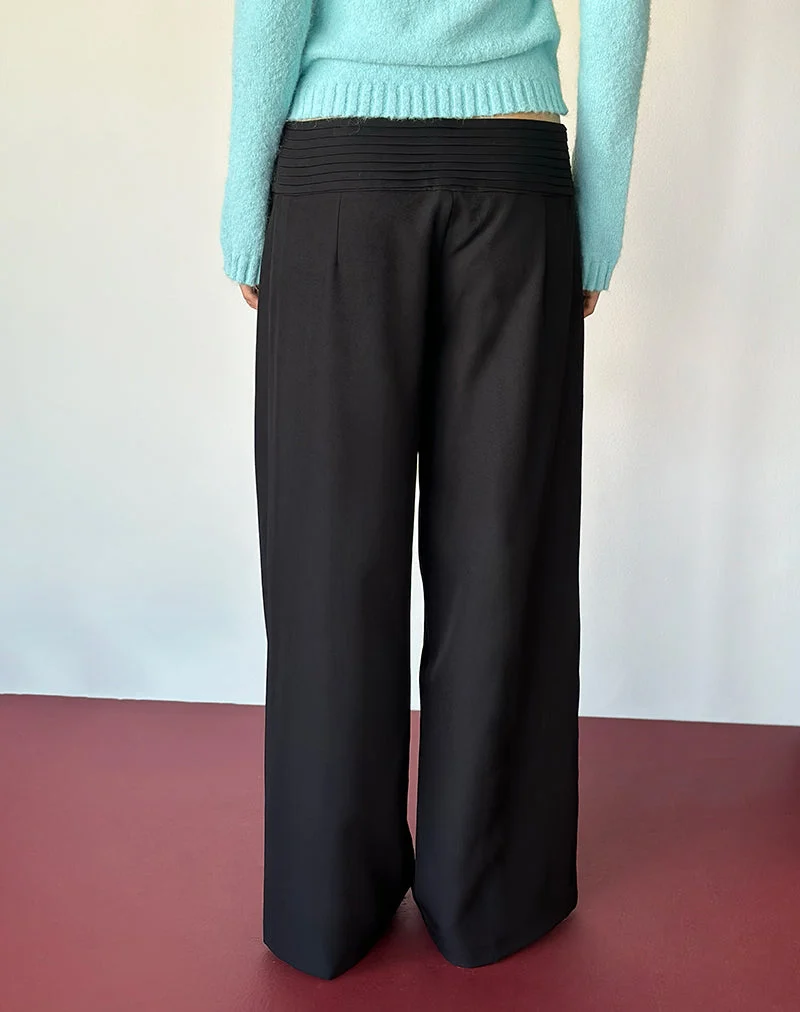 Hose „Sadasi“ in Tailoring Black