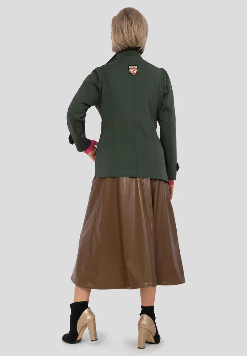 Übergangsjacke mit Reissverschluss - Khaki