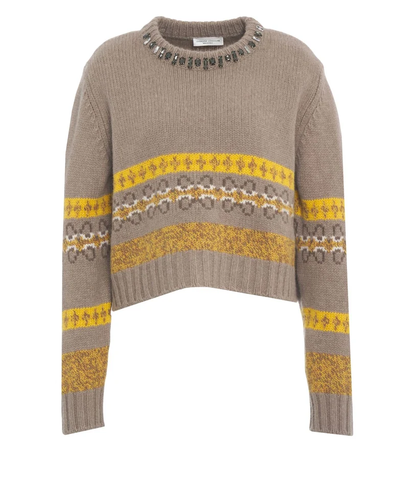 Maglione con fantasia norvegese
