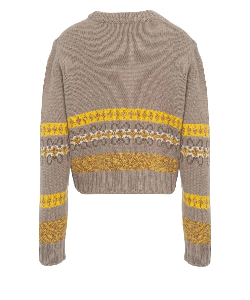 Maglione con fantasia norvegese