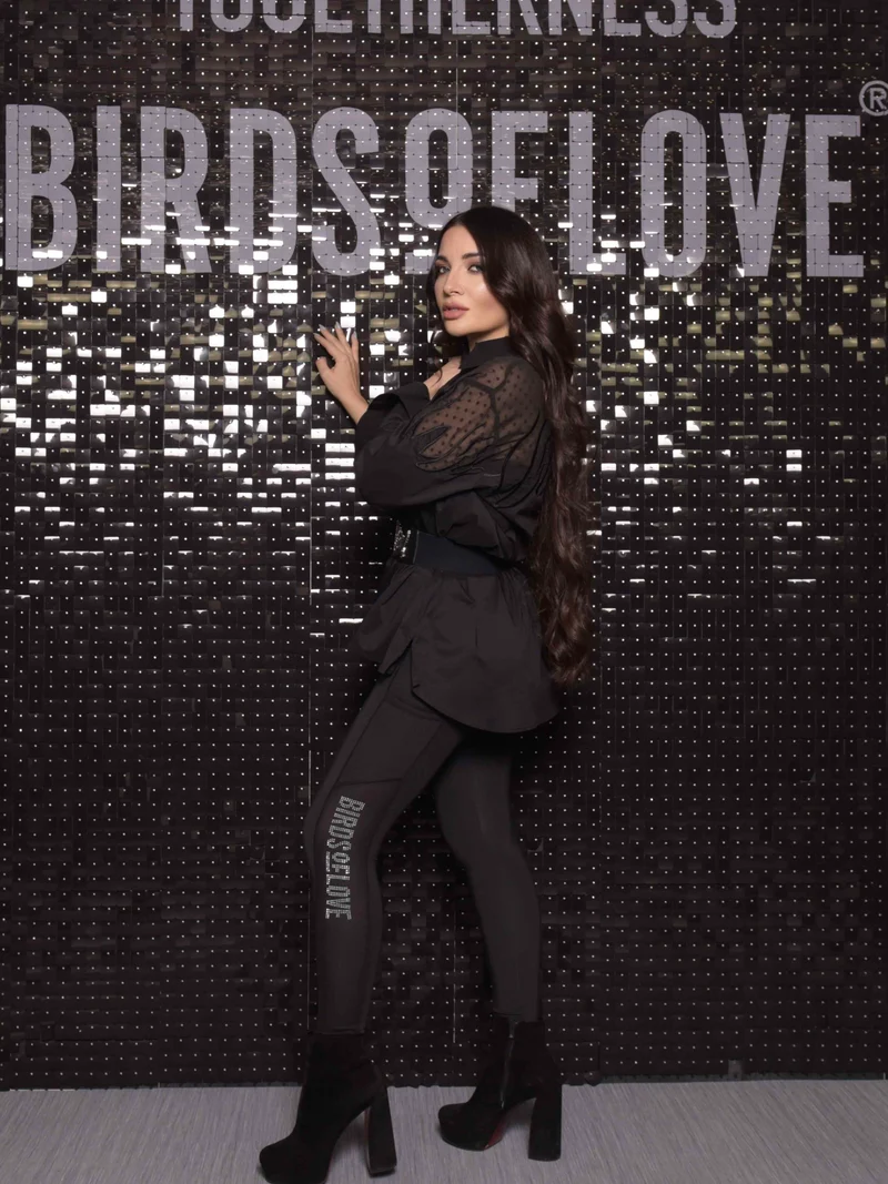 Elegante Hemdbluse 'On the wings' mit Stehkragen | Klassische Damenbluse