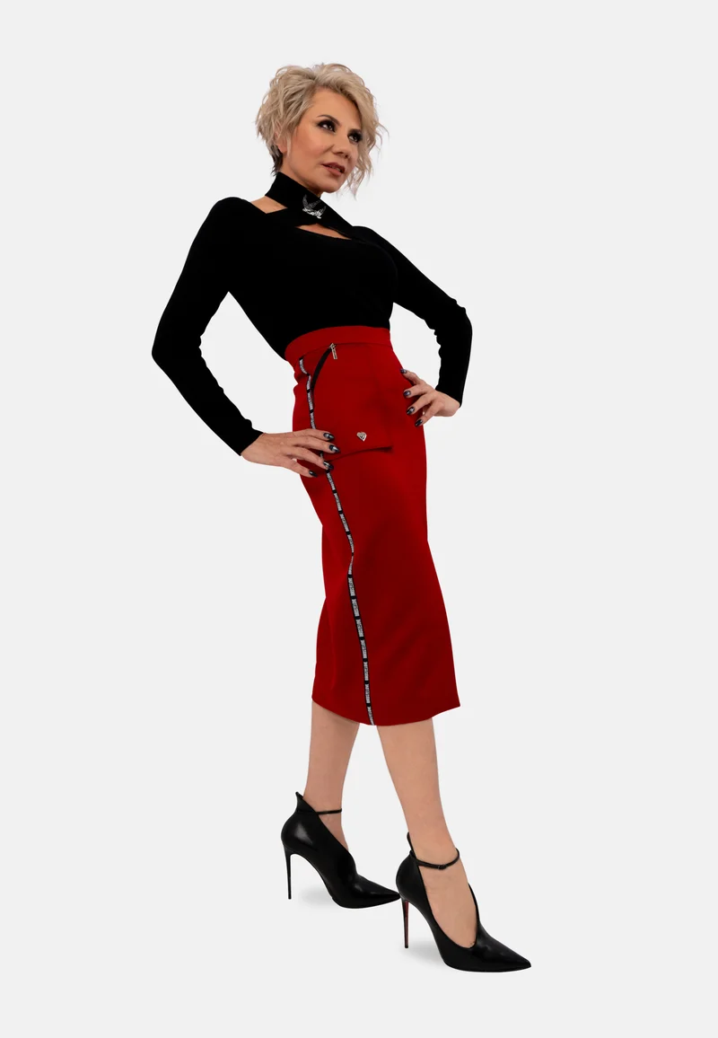 Bleistiftrock Bordeaux | Pencil skirt