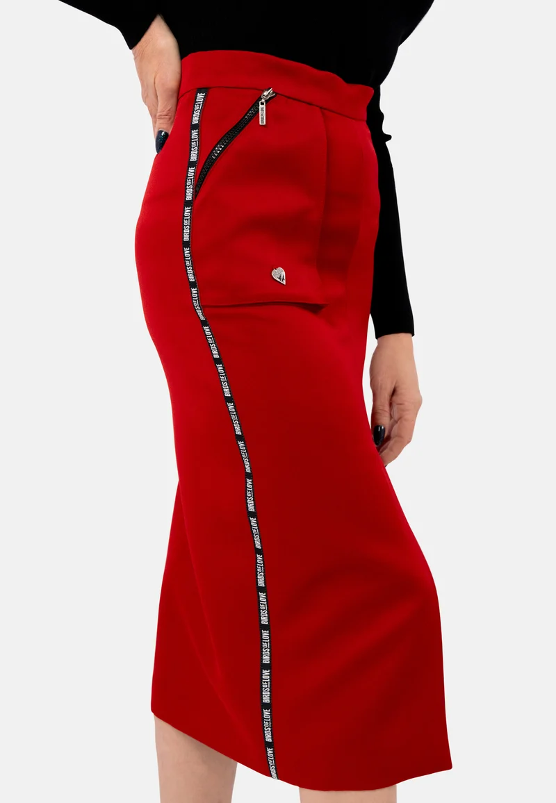 Bleistiftrock Bordeaux | Pencil skirt