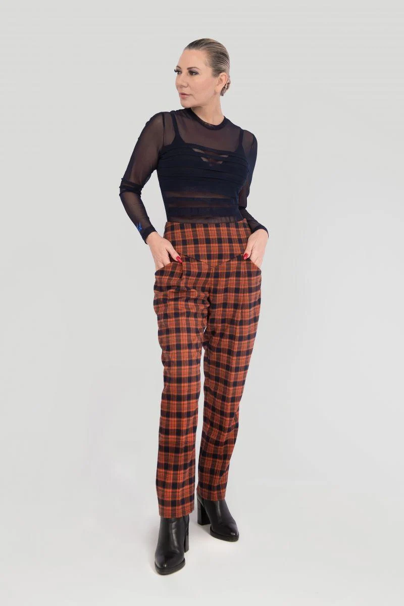 Plaid Trousers | Elegante Hosen mit Karo-Muster