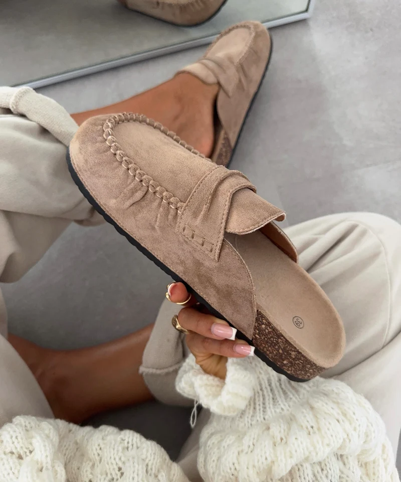 Mules Lumi Beige