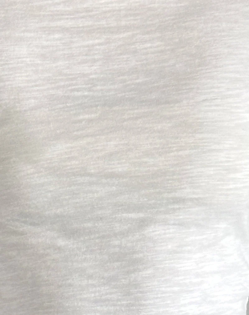 Jojisa Top aus Jersey Off White