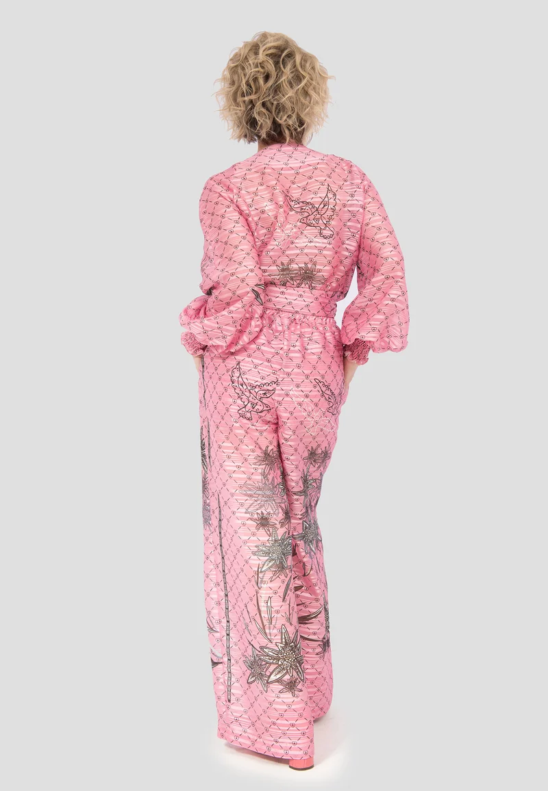 Design Stoffhose Edelweiss Rosa
