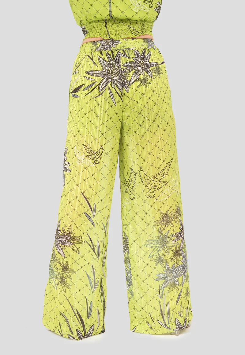 Design Stoffhose Edelweiss Lime