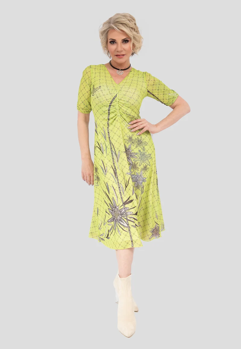 Design Edelweiss Doppelseitig bedrucktes kleid