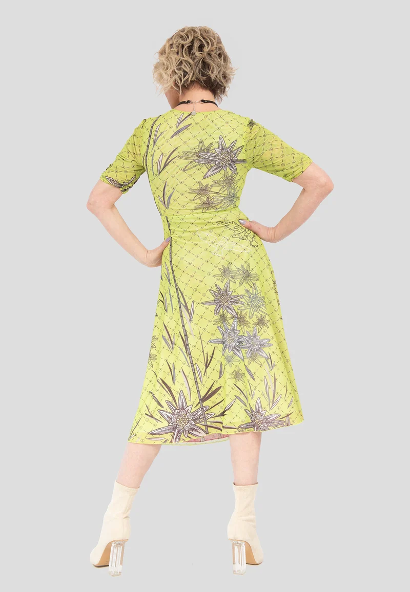 Design Edelweiss Doppelseitig bedrucktes kleid