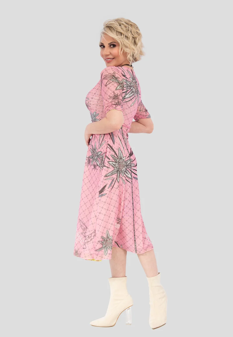 Design Edelweiss Doppelseitig bedrucktes kleid