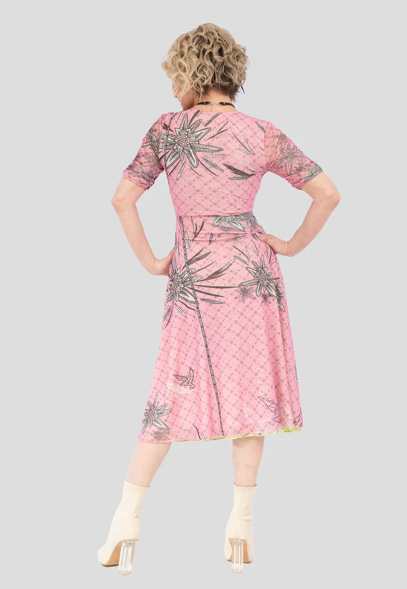 Design Edelweiss Doppelseitig bedrucktes kleid