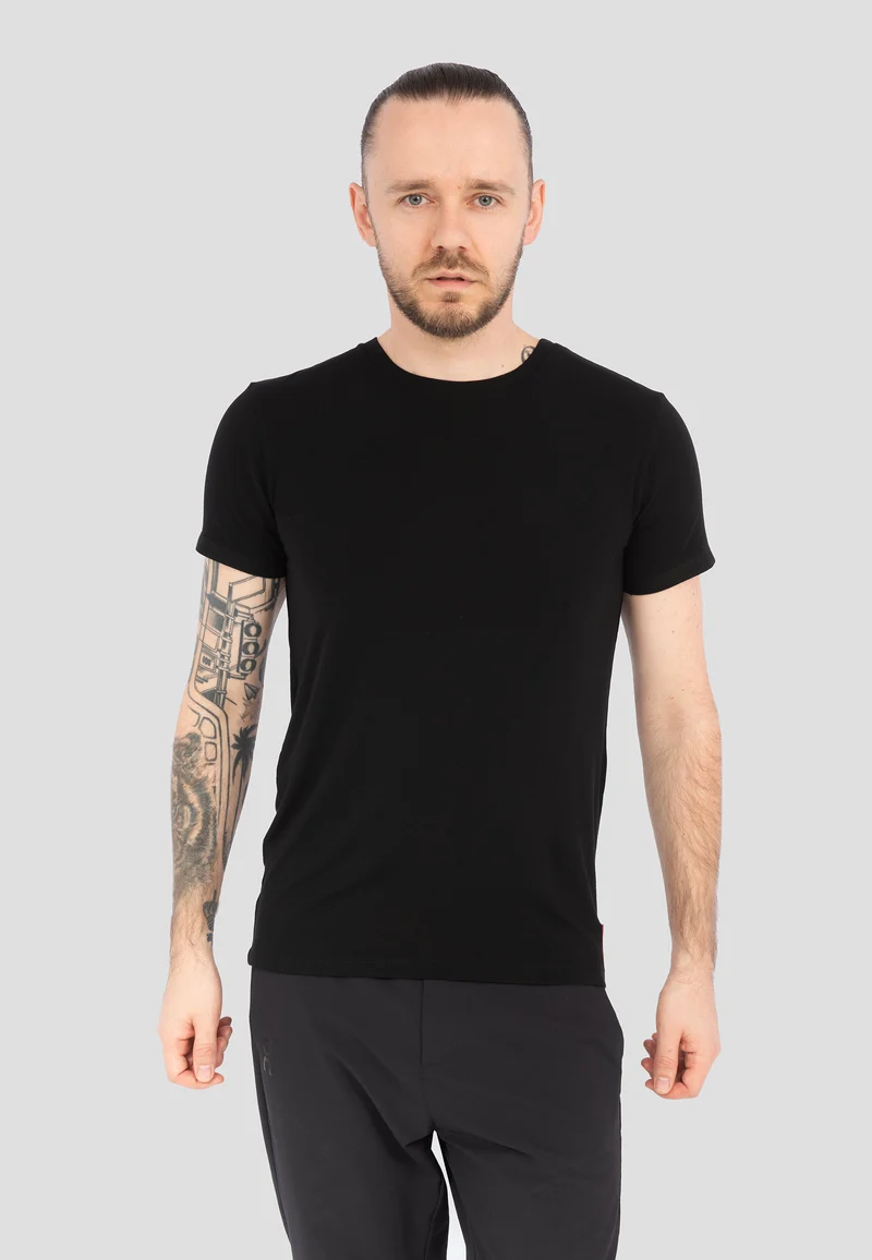 Kurzarm T-shirt for Men Black
