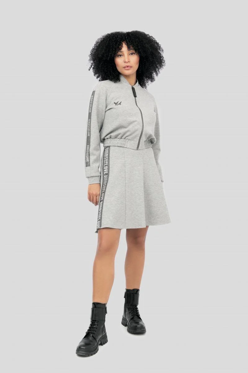 Origami Birds Bomber-Sweatjacke
