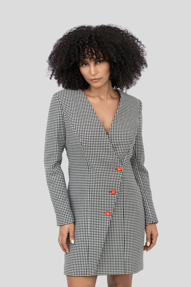 Elegantes Damen-Blazerkleid | Taillierter Schnitt