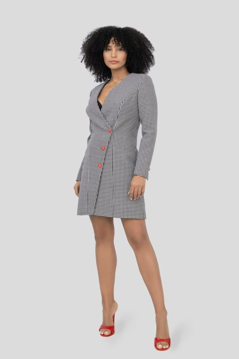 Elegantes Damen-Blazerkleid | Taillierter Schnitt