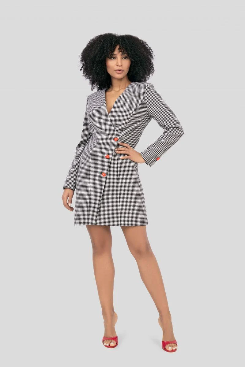 Elegantes Damen-Blazerkleid | Taillierter Schnitt
