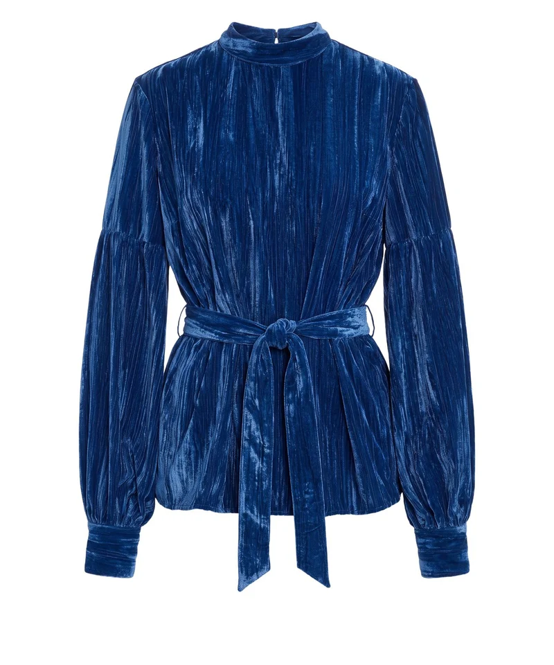 Blusa in velluto
