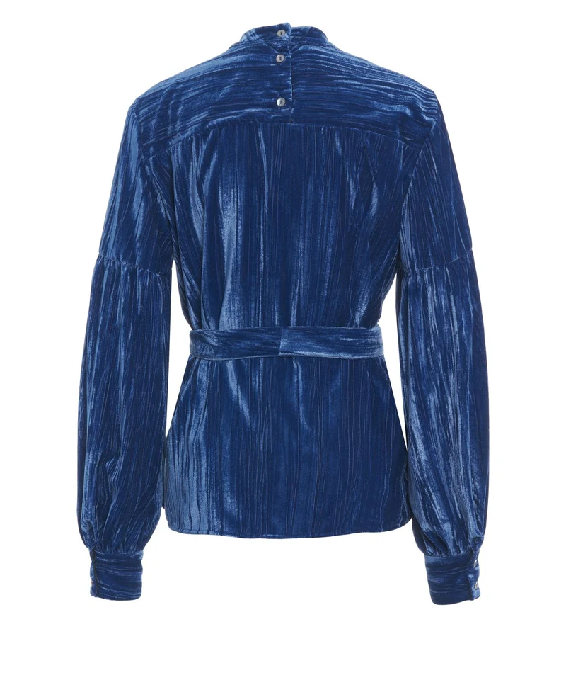 Blusa in velluto