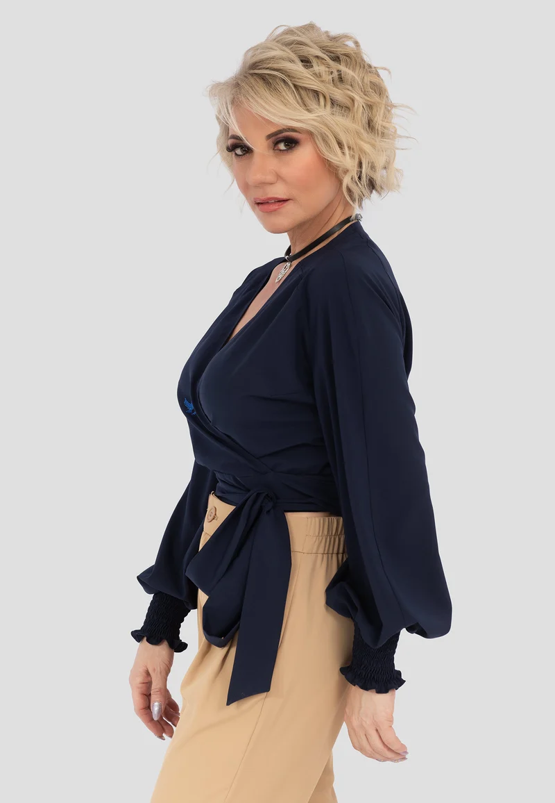 Wickelbluse