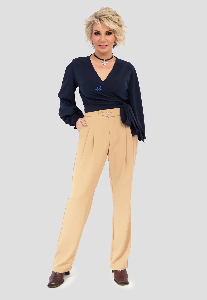 Wickelbluse