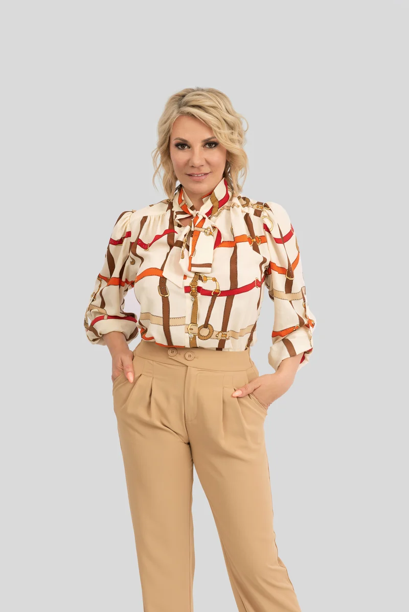 Premium Damen-Seidenbluse aus 100 % reiner Seide | Handmade in Switzerland