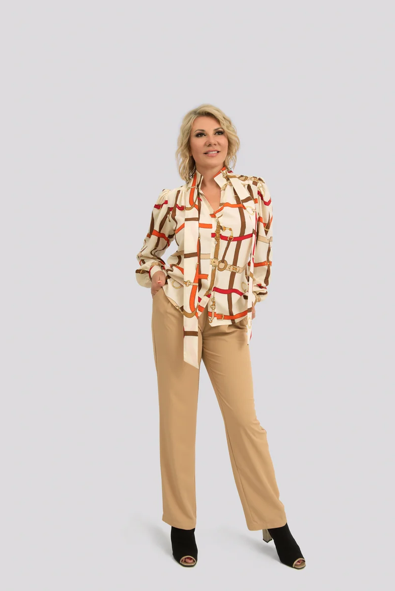 Premium Damen-Seidenbluse aus 100 % reiner Seide | Handmade in Switzerland