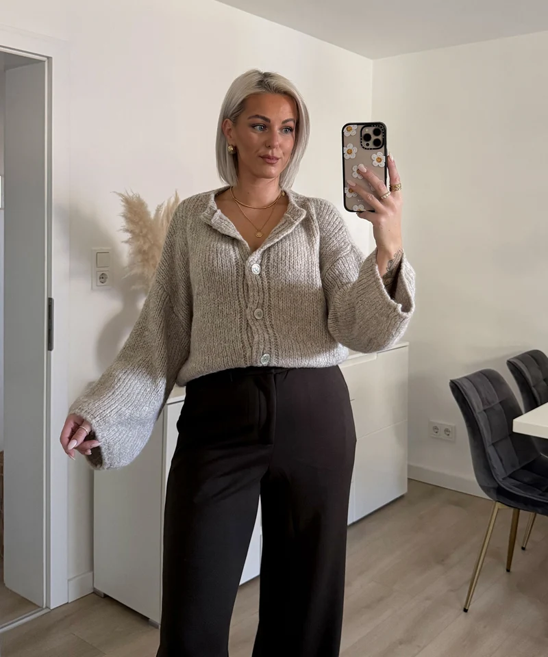 Cardigan Dania Taupe